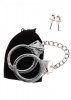 Silver Plated BDSM Handcuffs